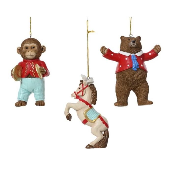 ANIMALI CIRCO H.12 CM. 3 ASSORTITI